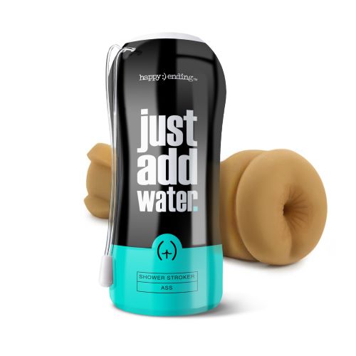 Happy Ending Just Add Water Self Lubricating Shower Stroker - Ass