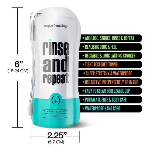 Happy Ending Rinse And Repeat Classic Stroker - Ass