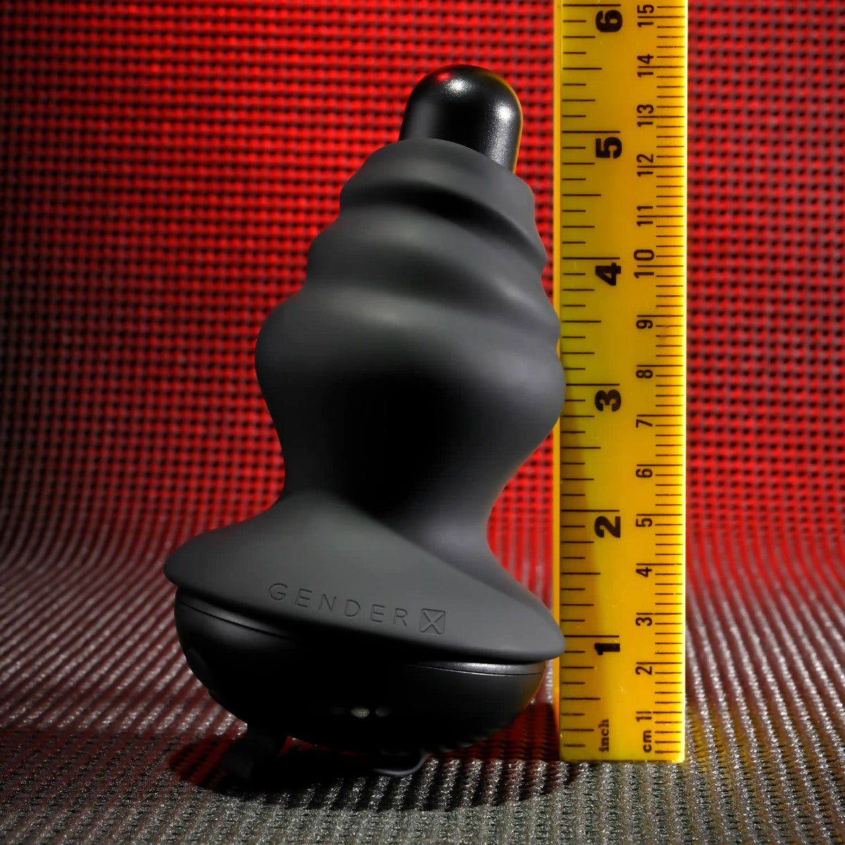 Gender X Echo Rechargeable Vibrating Sheathed Silicone Black