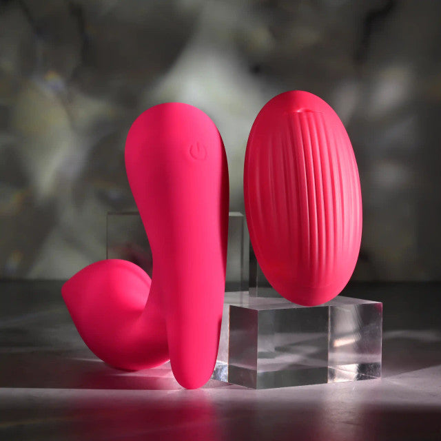 Gender X All About The Bass Rechargeable Vibrating Vibrator Silicone Red