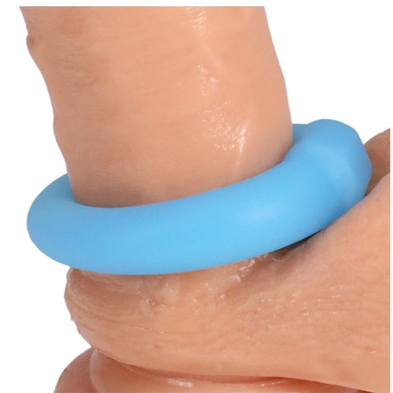 Rock Solid Sila-flex Glow-in-the-dark Mega Ring Blue