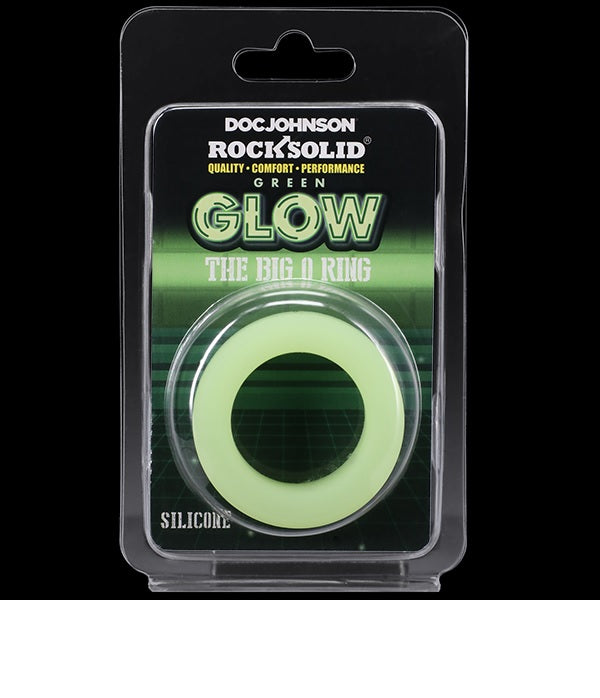 Rock Solid Sila-flex Glow-in-the-dark Big O C-ring Green