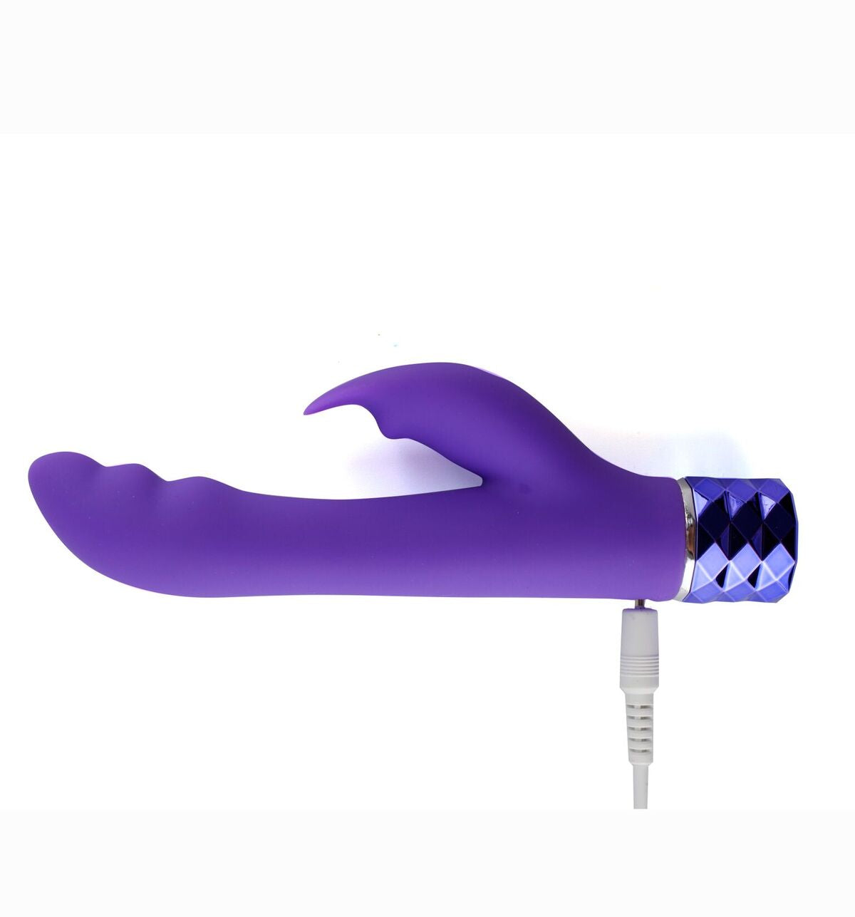 Rechargeable Silicone Rabbit Vibe Hailey Neon Purple