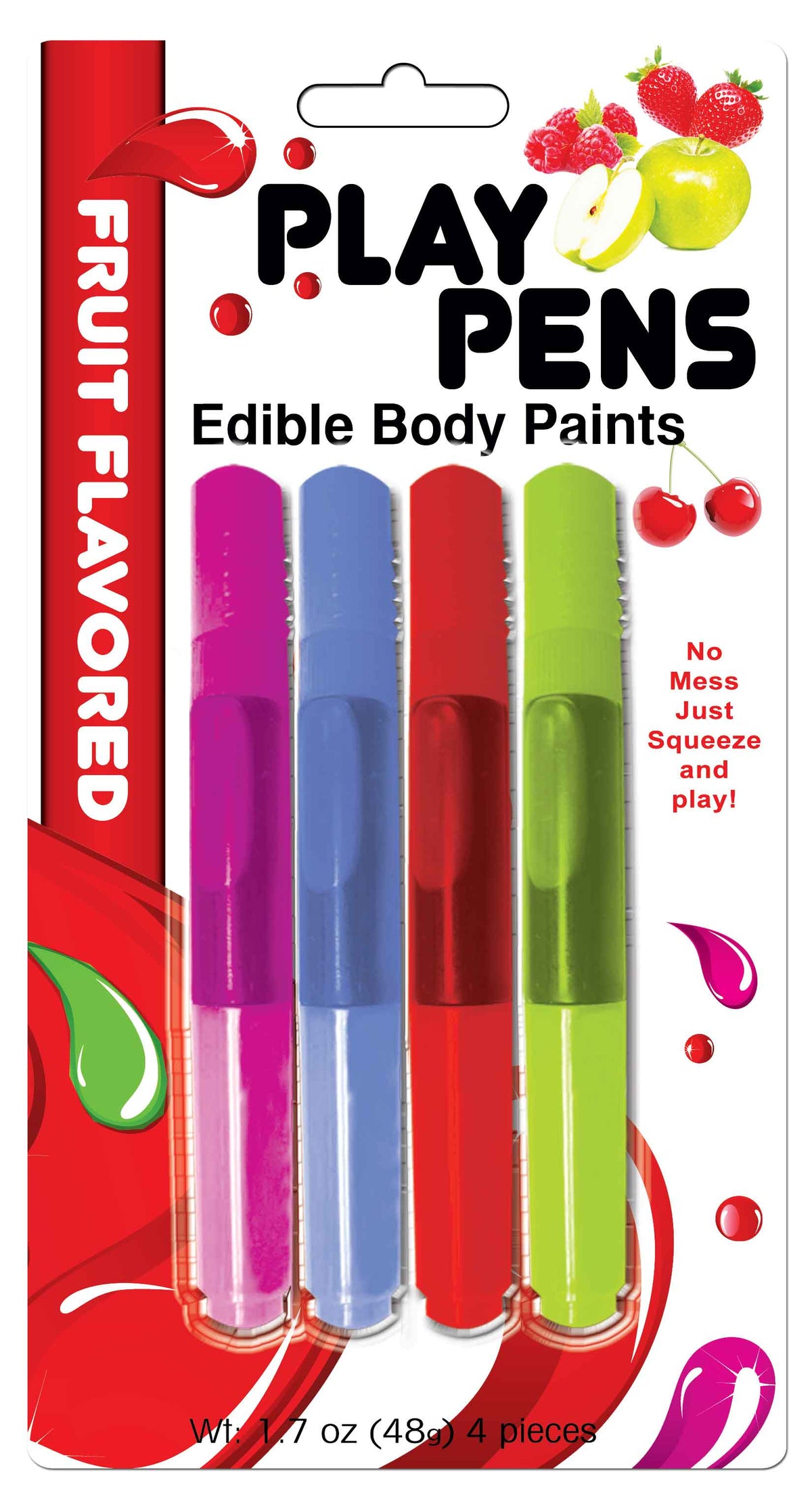 Play Pen Edible Body Paints 4 Pack