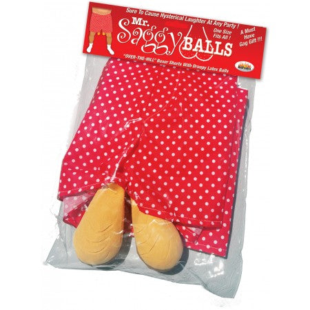 Mr Saggy Balls Over The Hill Boxers With Droopy Latex Balls