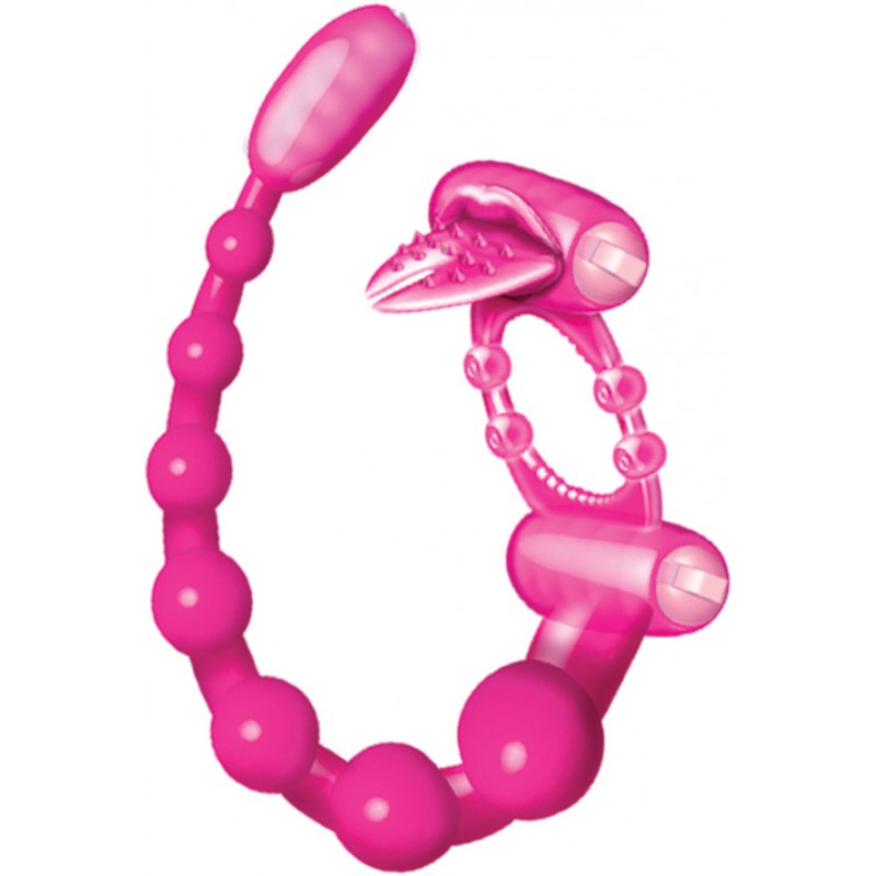 Scorpion Dual Pleasure Ring With Anal Vibe