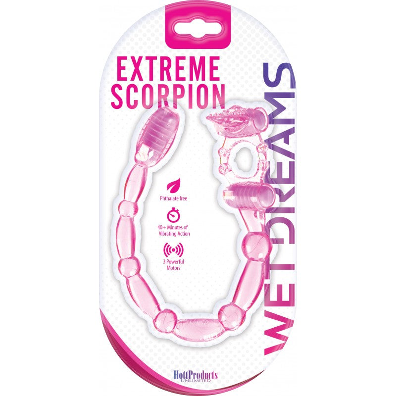 Scorpion Dual Pleasure Ring With Anal Vibe