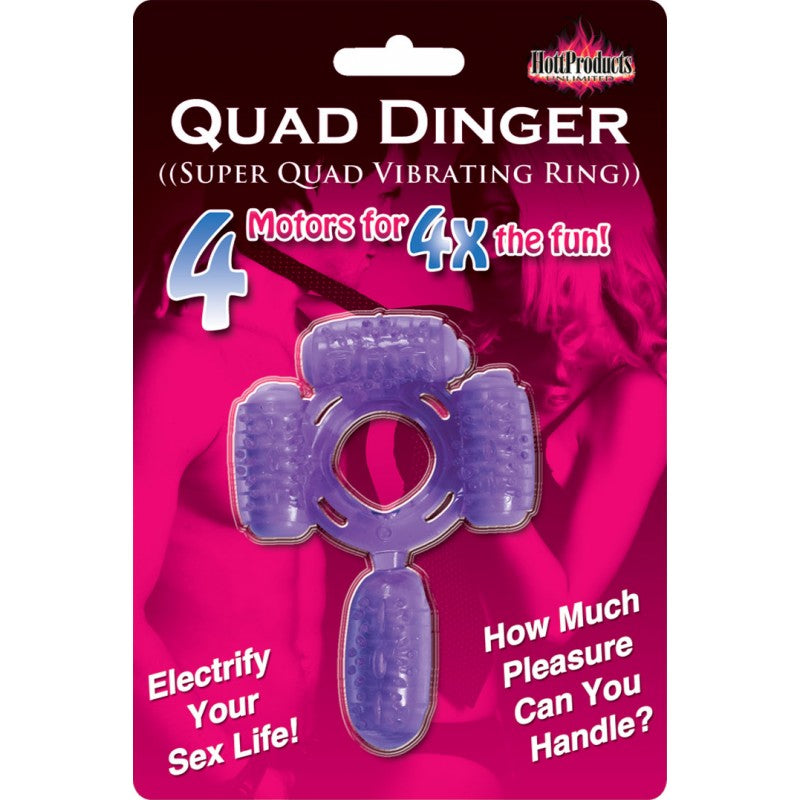 Super Quad Vibrating Cock Ring