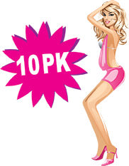 Bachelorette Flexy Super Straw Set 10 Count