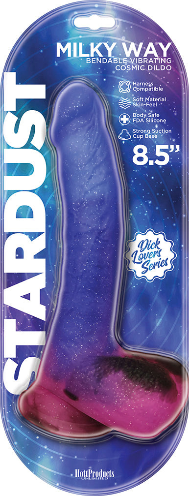 Stardust Milky Way 8.5 In. Multi-speed Vibrating Rechargeable Dildo