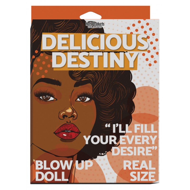 Delicious Destiny Blow Up Doll Brown