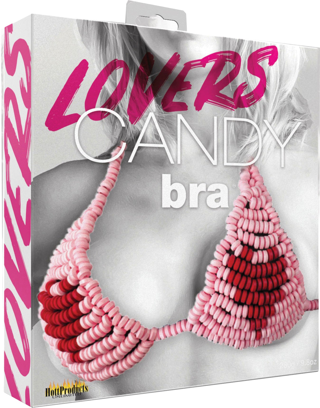 Lover's Candy Bra Heart Red, Pink
