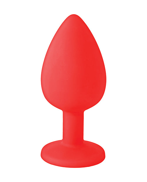 The 9's Booty Call Silicone Butt Plug Red Fuck Yeah