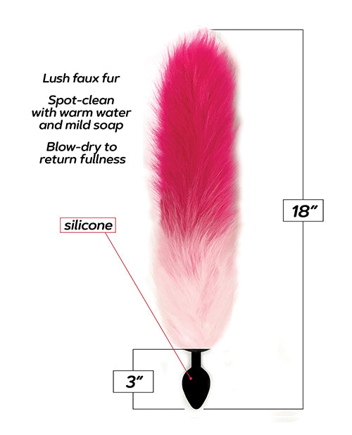 Foxy Fox Tail Plug Pink