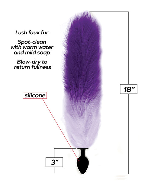 Foxy Fox Tail Plug Purple