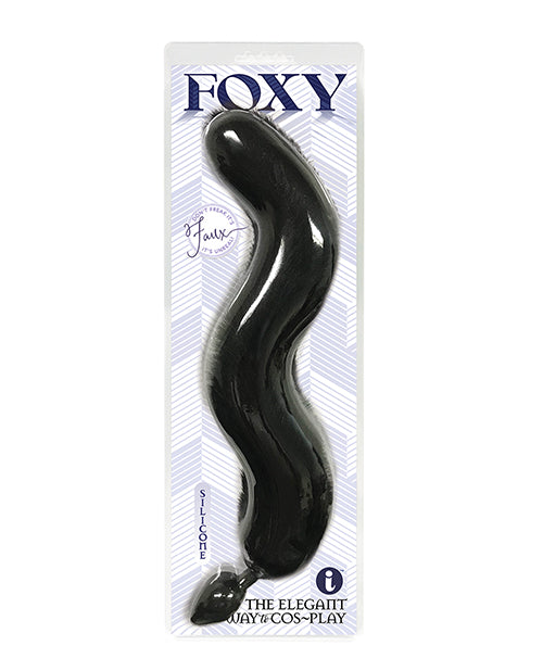 Foxy Fox Tail Plug Black