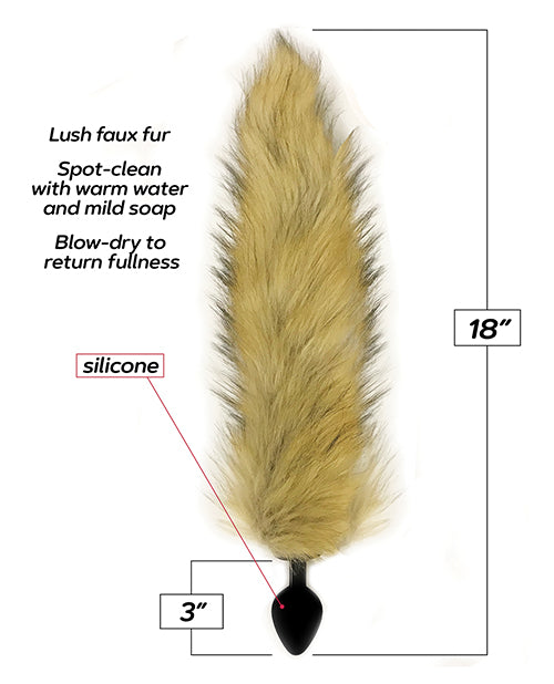 Foxy Fox Tail Plug Gold