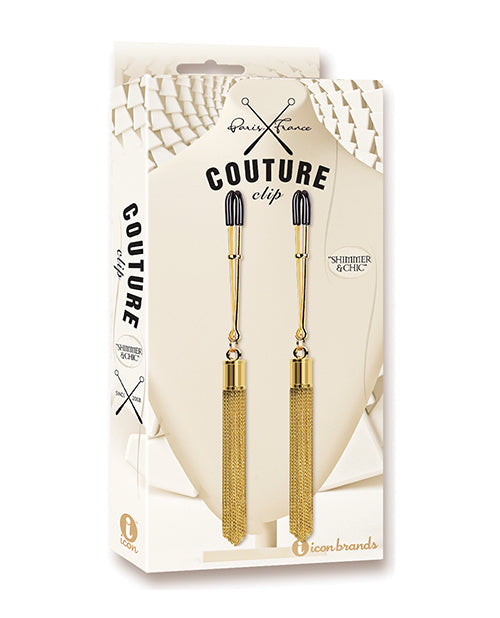 Couture Clips Shimmer And Chic Gold