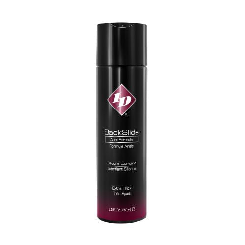 Id Backslide Silicone Anal Lubricant 8.5oz Flip Cap Bottle