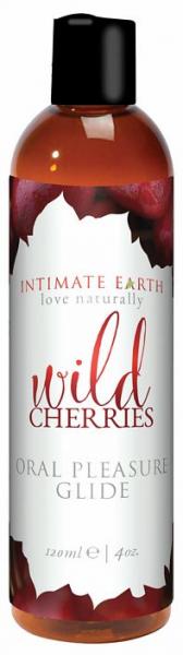 Intimate Earth Wild Cherries Flavored Glide 120ml.
