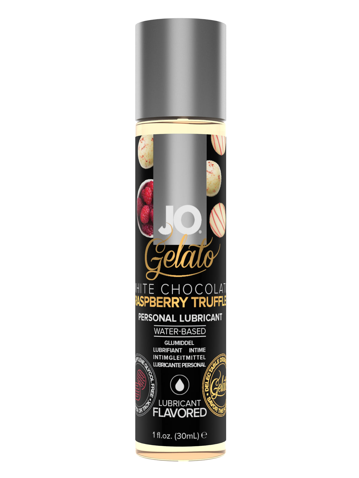 Jo Gelato White Chocolate Raspberry Chocolate 1oz