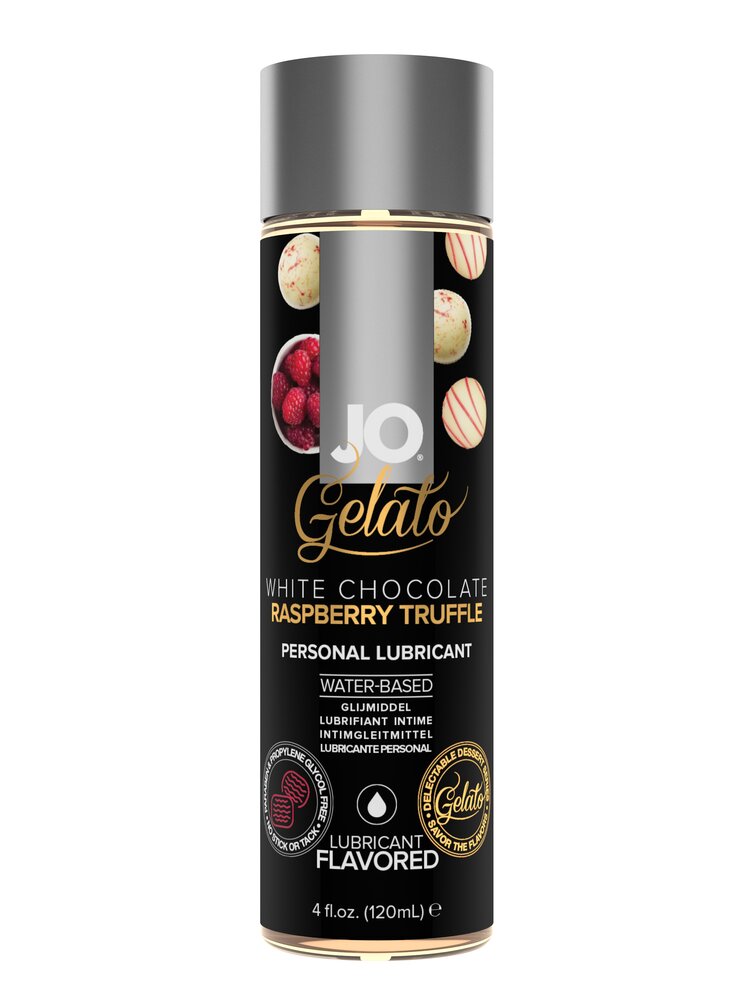Jo Gelato White Chocolate Truffle Rasberry 4oz