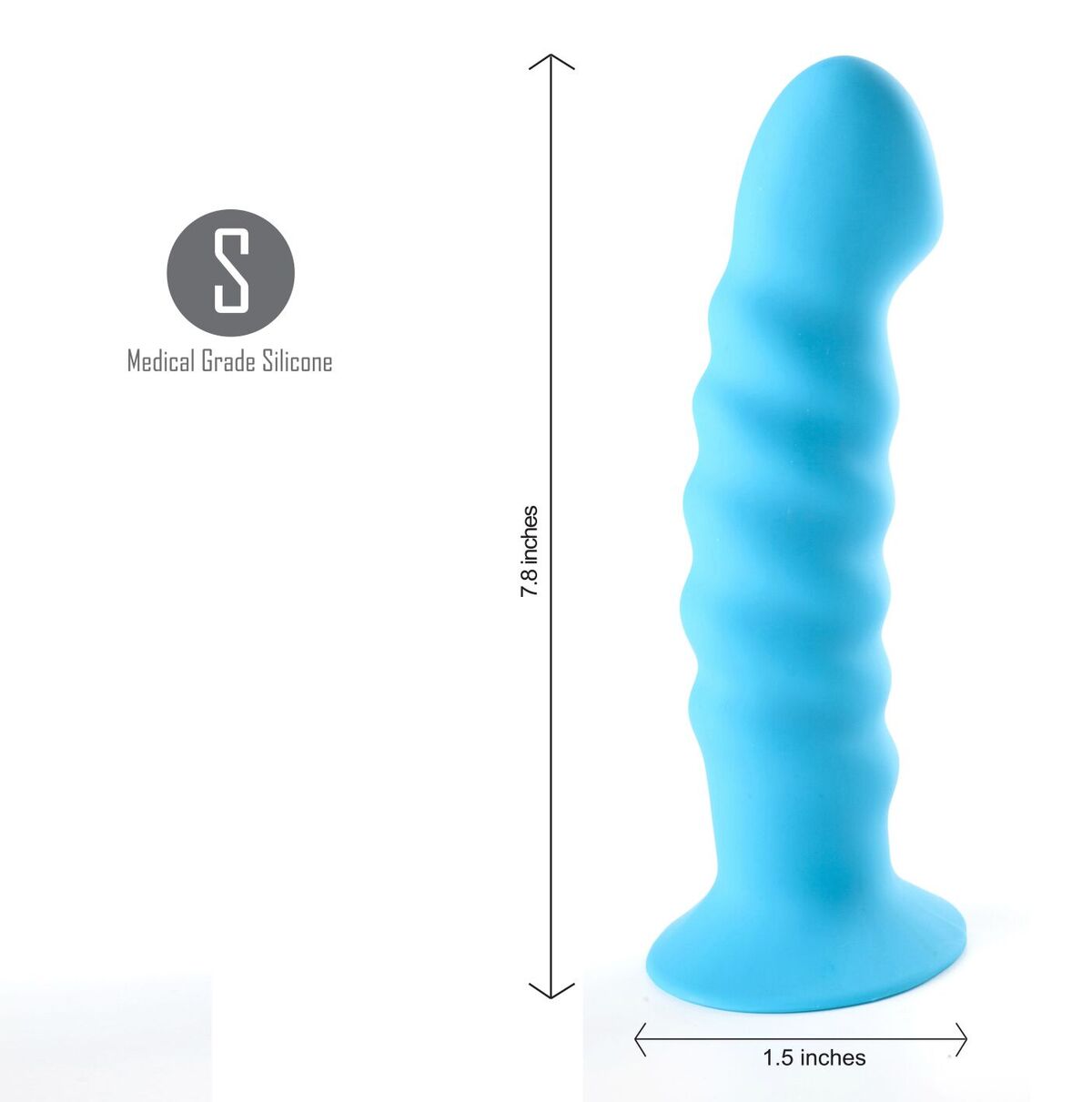 Dong Silicone Neon Blue