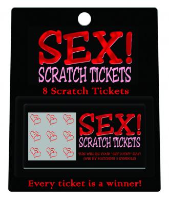 Sex Scratch Tickets (8 Per Pack)