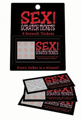 Sex Scratch Tickets (8 Per Pack)