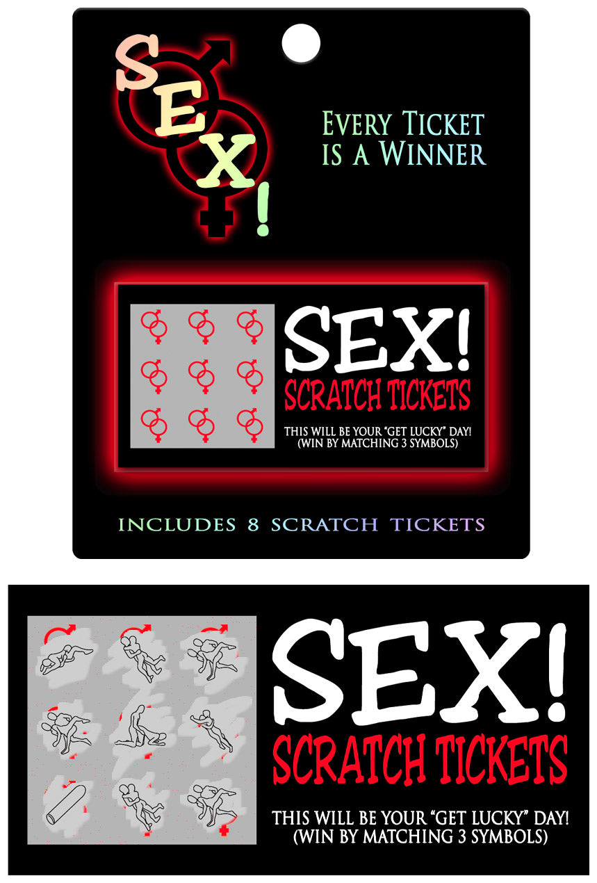 Sex Scratch Tickets (8 Per Pack)