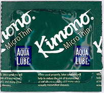 Kimono Micro Thin Aqua Lube Condom - Box of 3