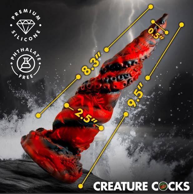 Kraken Spawn Tentacle Silicone Dildo