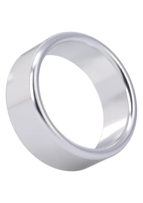 Rock Solid Brushed Alloy Large (1.75in X .75in) Silver
