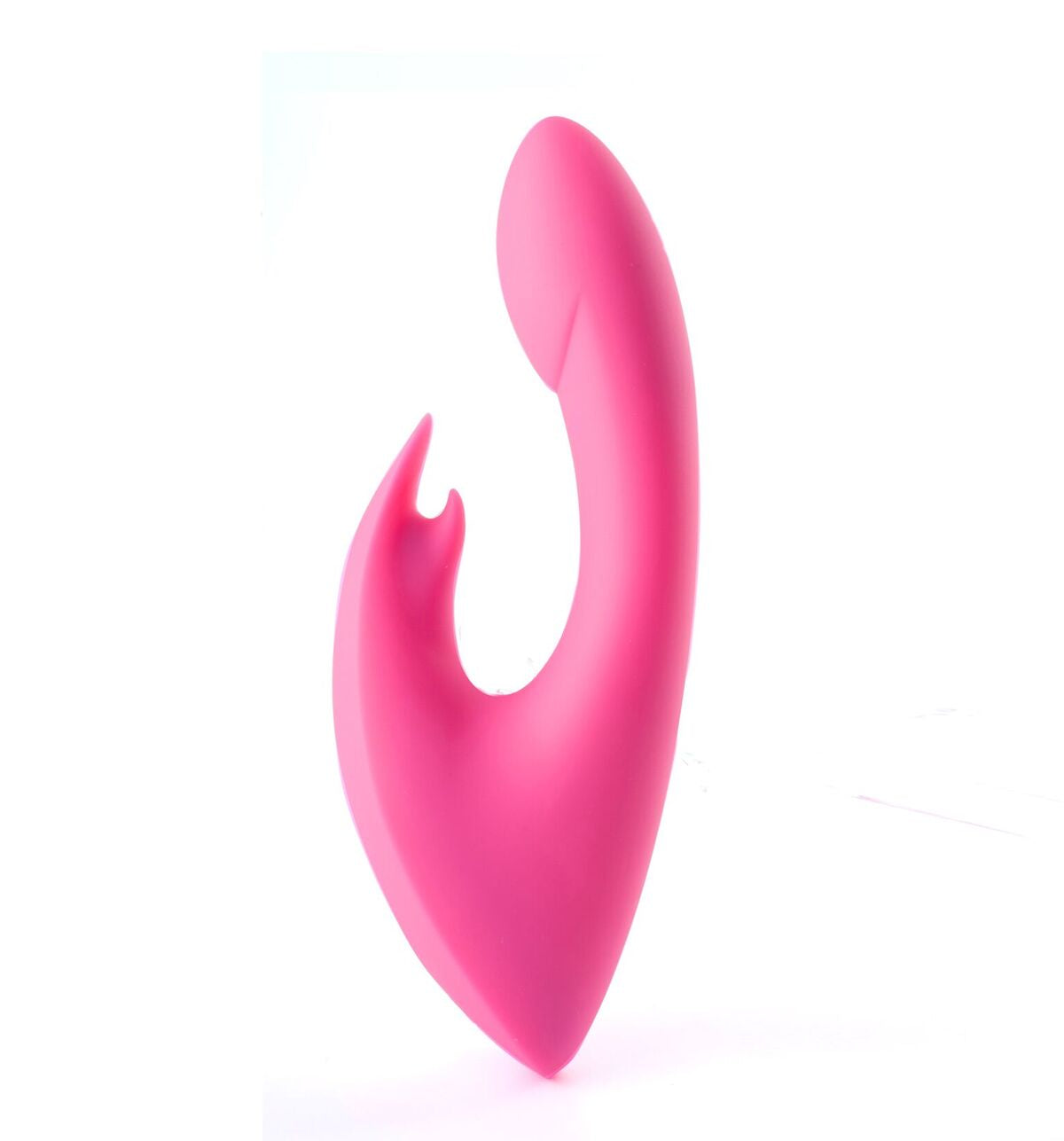 Rechargeable Silicone Rabbit Massager Leah Neon Pink
