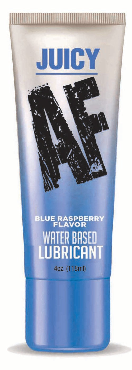 Juicy Af Water-based Lube - Blue Raspberry 4 Oz