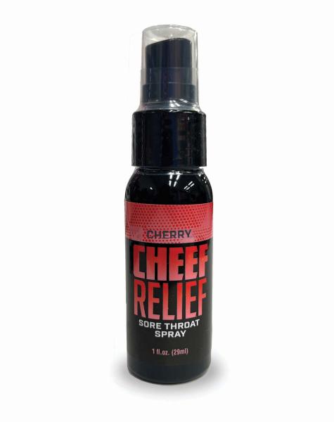 Cheef Relief Throat Spray Cherry 1 Oz.