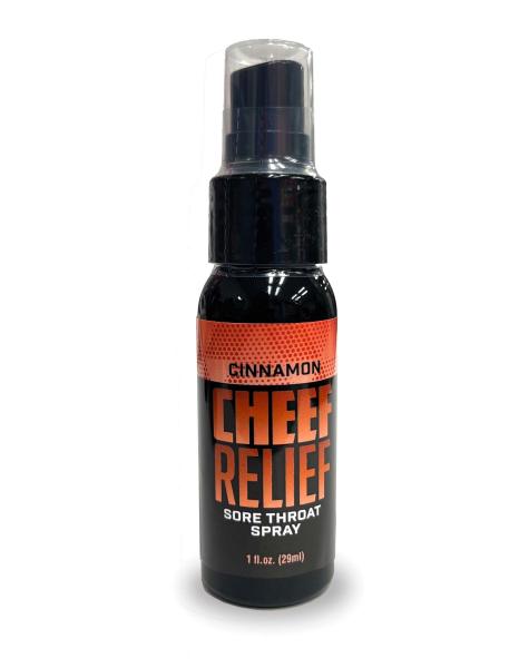 Cheef Relief Throat Spray Cinnamon 1oz