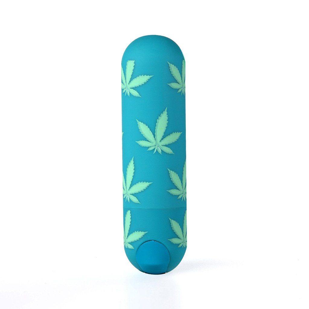 Jessi 420 Mini Bullet Vibrator Emerald Green