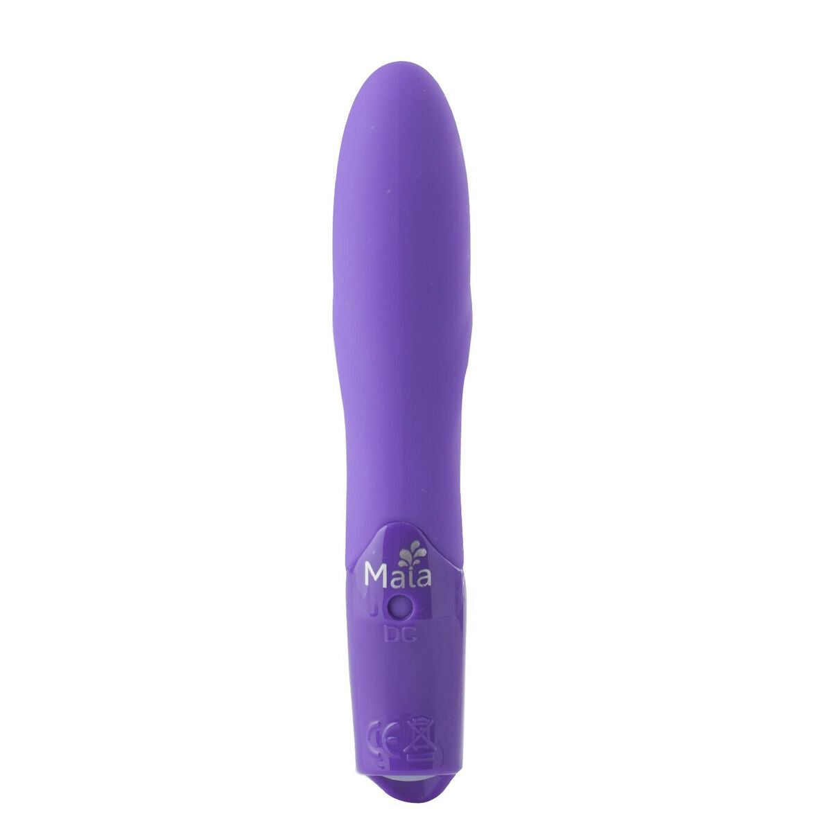 Margo Maia Silicone Textured Bullet Vibrator Purple