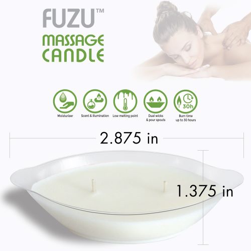 Fuzu Massage Candle Coconut Passion 4 OZ