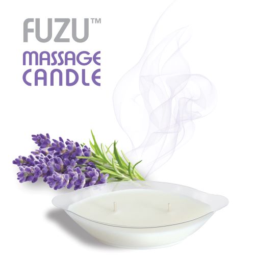 Fuzu Massage Candle Lavender Mist White 4 Oz.