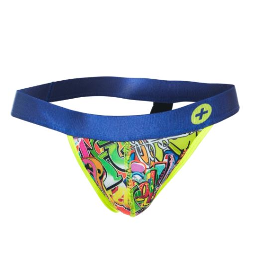 Male Basics Hipster Jockstrap Mosaic Small (hanging Only)