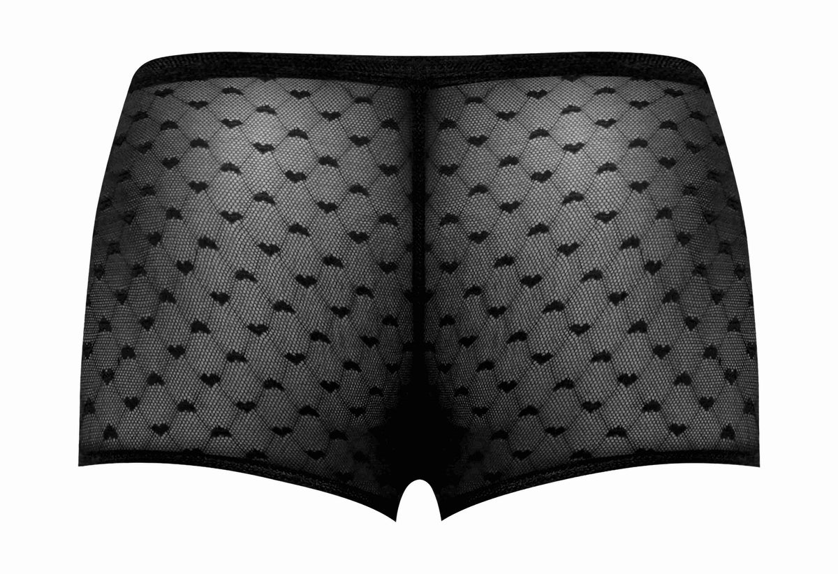 Male Power Heart Breaker Mini Short Black S
