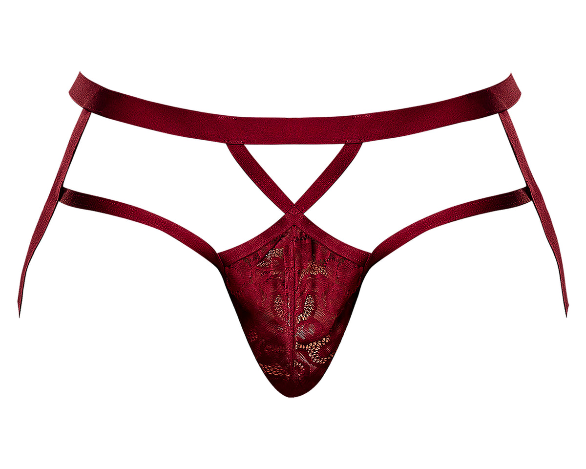 Lucifer Strappy Jock Burgundy L/xl