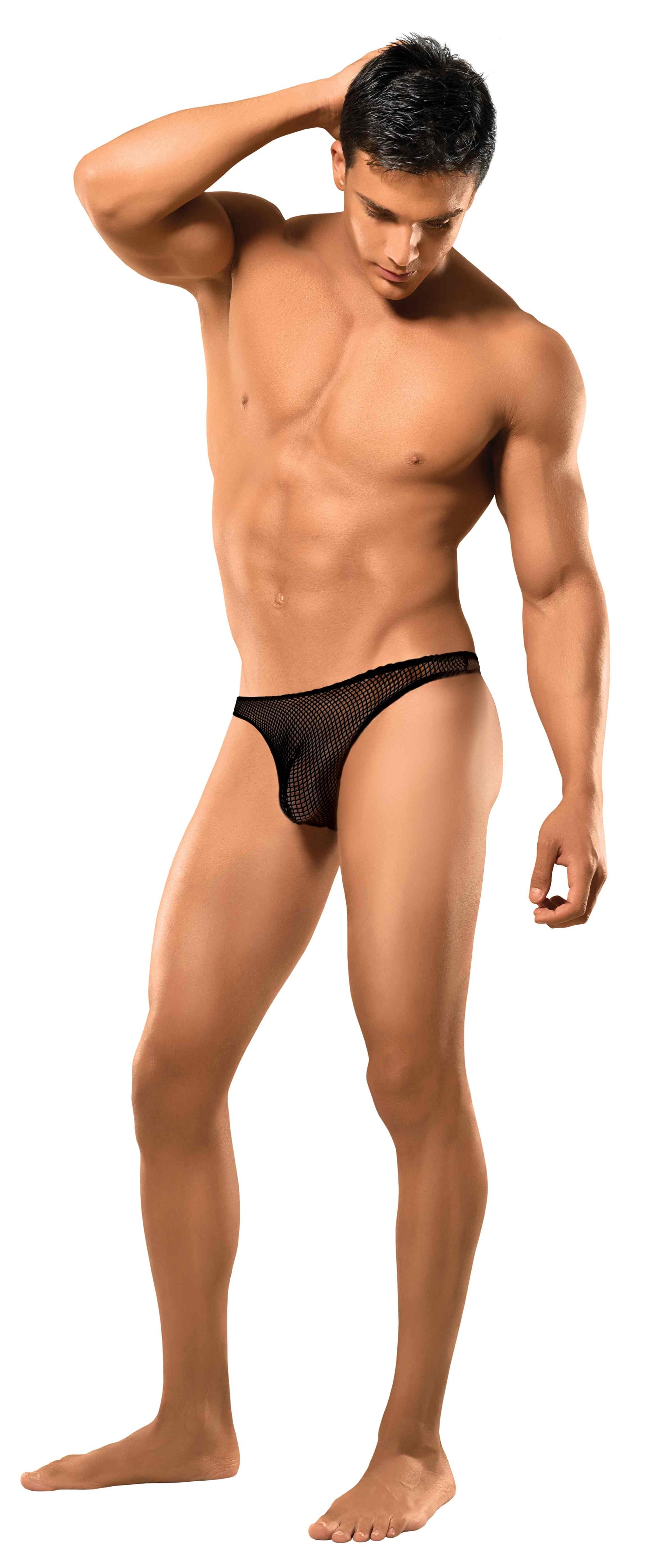 Male Power Stretch Net Bong Thong S/M Underwear