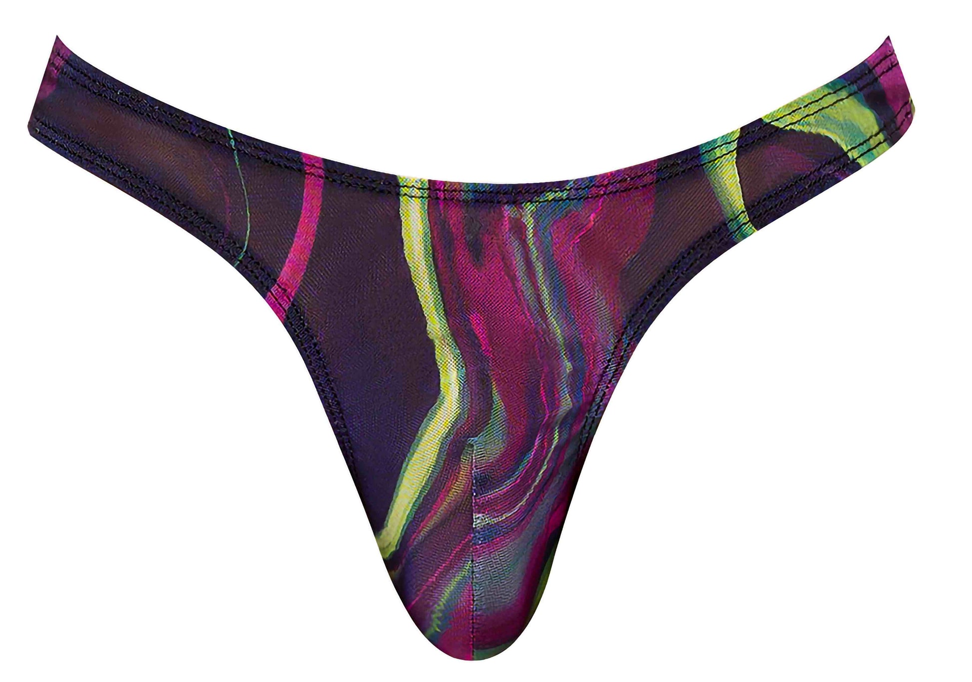 Male Power Galactic Bong Thong Print S/m