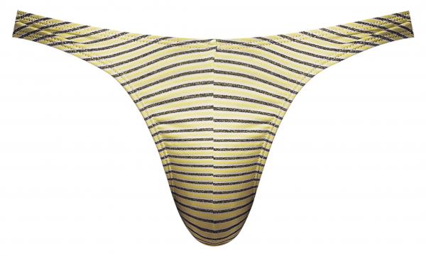 Male Power Cabana Banana Bong Thong Yellow/grey L/xl