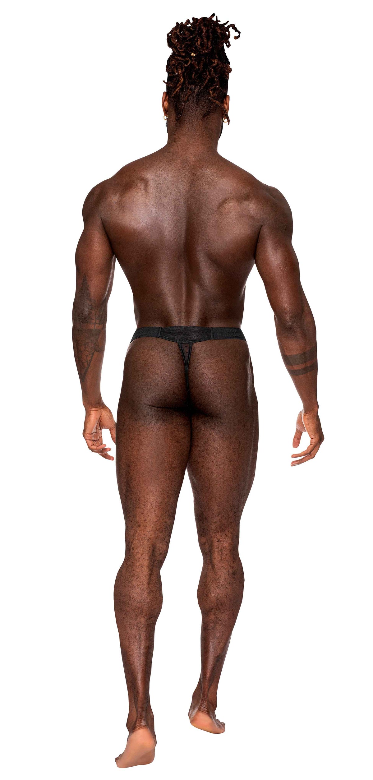 Male Power Heart Breaker Micro Thong V Black S/m