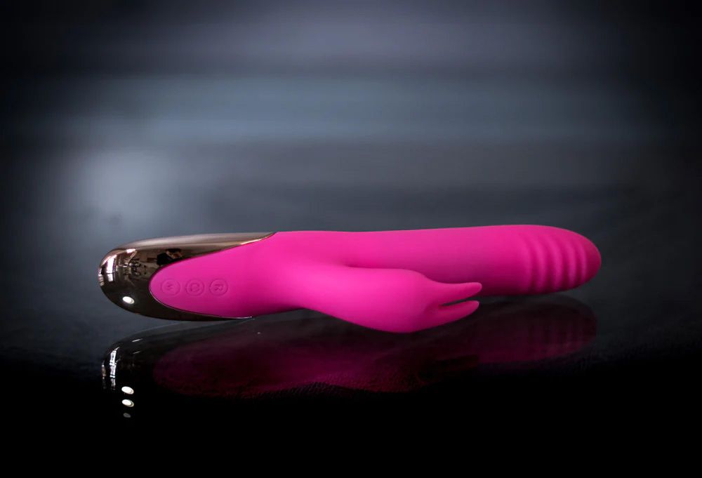Dream Super Charged Silicone Rabbit Vibrator Pink