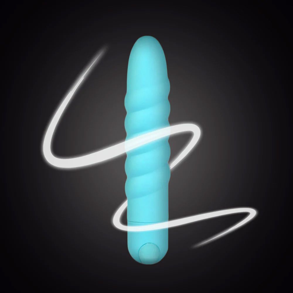 Lola Rechargeable Twisty Bullet Vibrator Teal